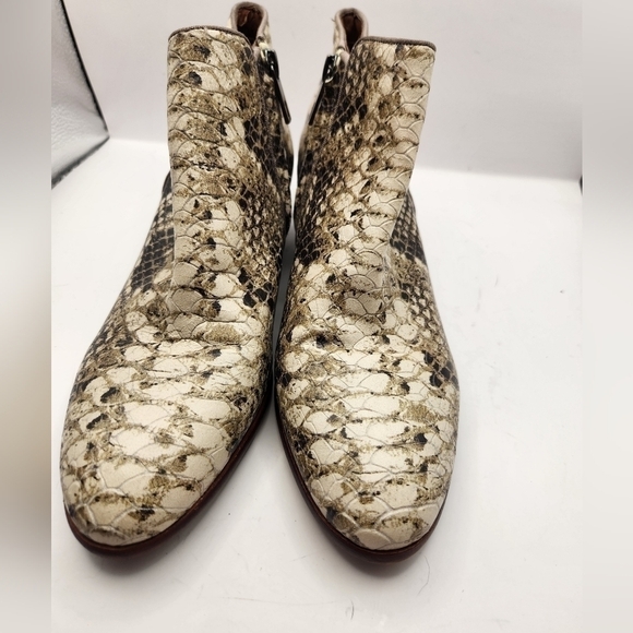 SAM Edelman Python heeled booties. Size 7 - Picture 9 of 9